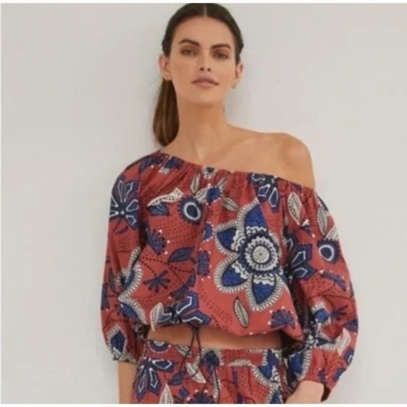 Sundry Anthropologie Floral  Bubble Top Size Small - Picture 1 of 9